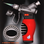 Горелка газовая портативная с пьезоподжигом, заправляемая 230