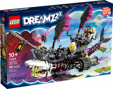 Конструктор LEGO DREAMZzz Корабль Кошмарная акула Лего 71469