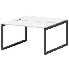 Бенч двойной на металлокаркасе СМС2-О-14К.149.Пр50  1400x1496x750 Смарт