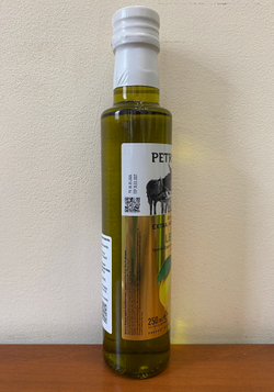 Оливковое масло Petromilos с лимоном Extra Virgin 250 мл Греция