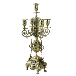 Bello De Bronze Каминные часы с канделябрами "AHS"