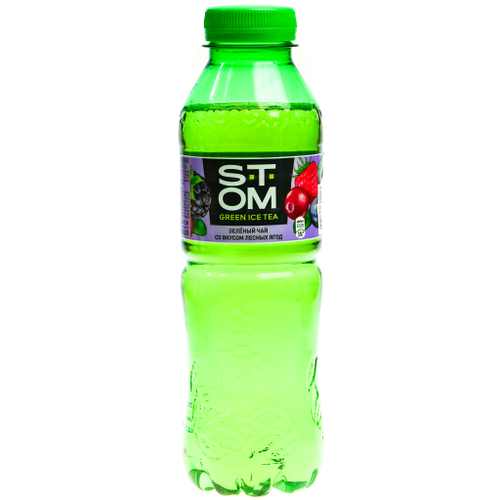 Стом Зеленый Чай со Вкусом Лесных Ягод 0,5л