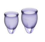 Набор менструальных чаш Feel Confident Menstrual Cup Lilla (Цвет: фиолетовый)