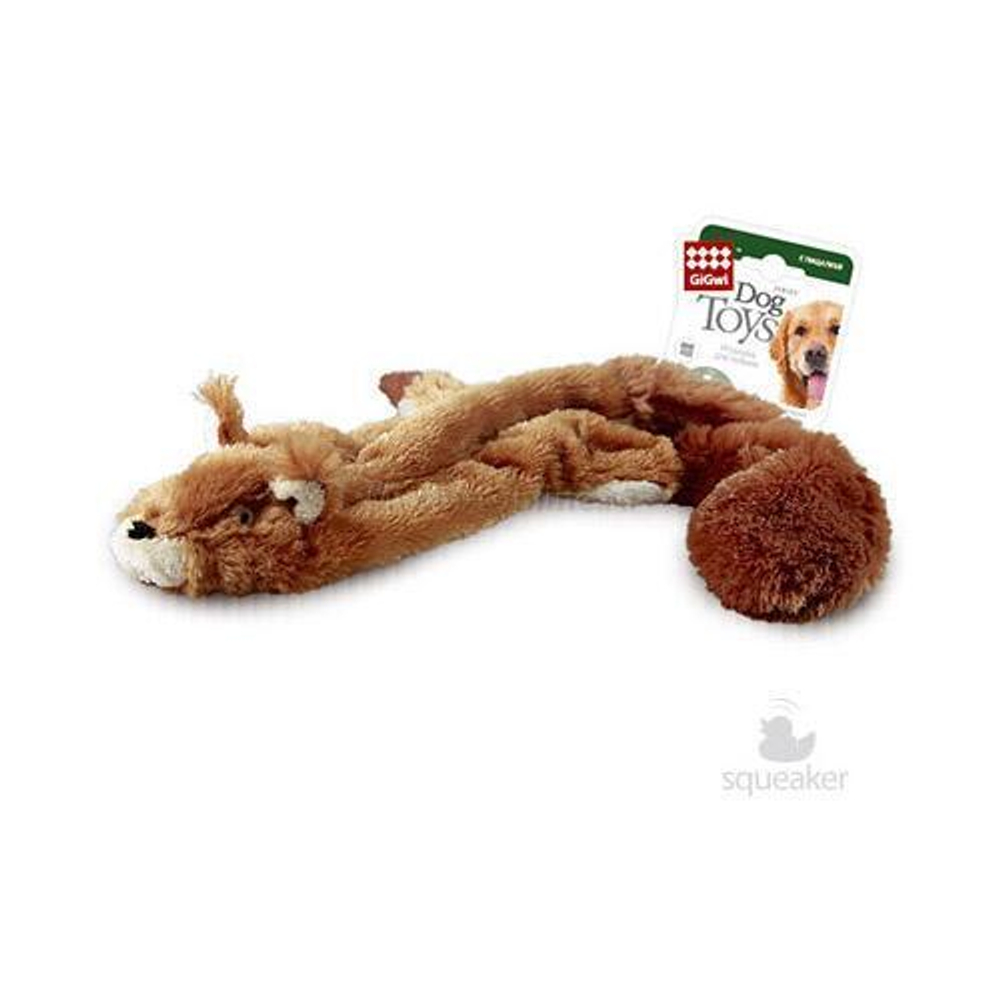 75012 Игрушка для собак Шкурка белки с пищалкой 61см, серия PLUSH FRIENDZ