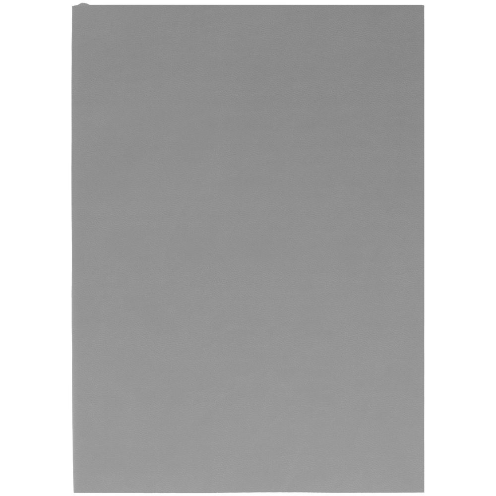 Ежедневник Flat, недатированный, серый