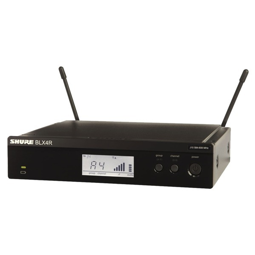 SHURE BLX14RE/SM35 M17 662-686 MHz радиосистема головная с микрофоном SM35. Кронштейны для крепления в рэк в комплекте