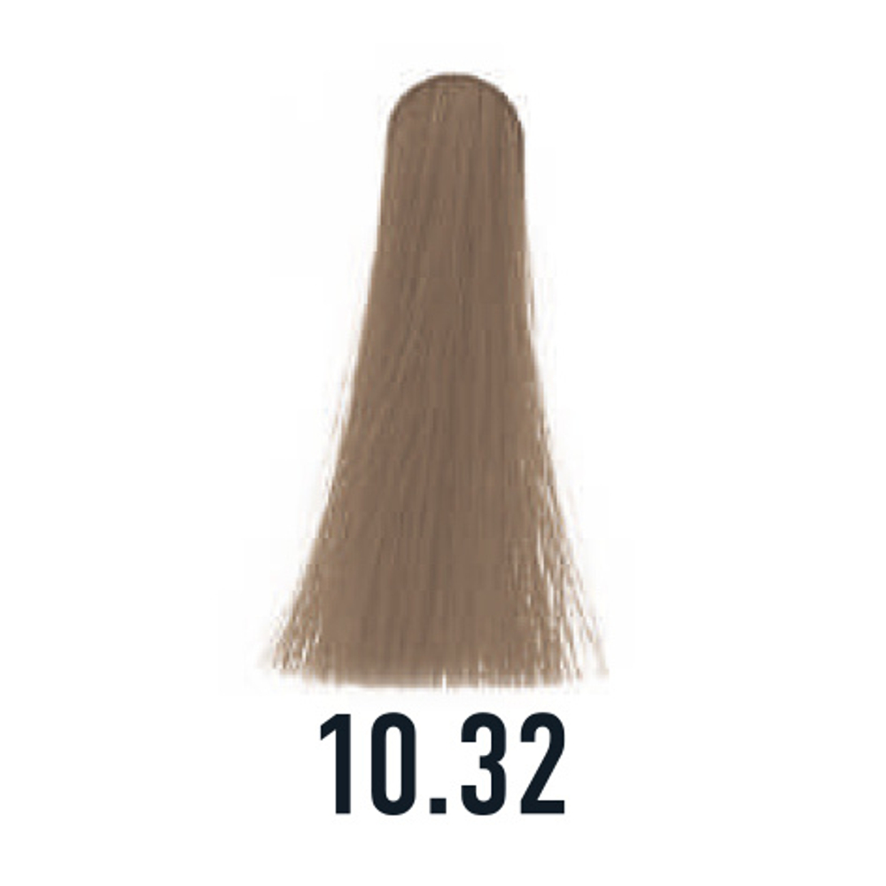 10.32 крем-краска ICE Permanent экстра светлый блонд золотисто-фиолетовый - 100 мл.
