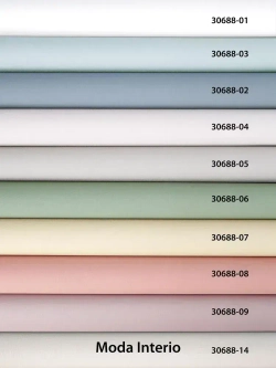 Обои флизелиновые 1.06, виниловые белые однотонные Textile (Moda Interio) метровые под ткань