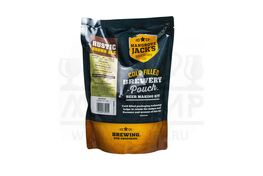 Солодовый экстракт Mangrove Jack's Traditional Series "Rustic Brown Ale", 1,8 кг
