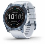 Умные часы Garmin Fenix 7X Sapphire Solar, голубой