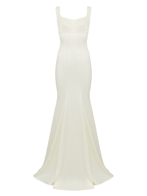 Платье-русалка bride, ванильный