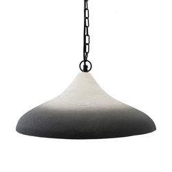 Светильник подвесной Sustainable collection, Ø44х19 см, черный/белый