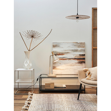 Столик приставной Bergenson Bjorn Mayen, 38х38 см, бежевый