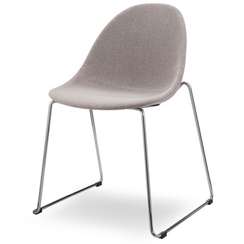 Стул Vid Soft серый, ножки хром