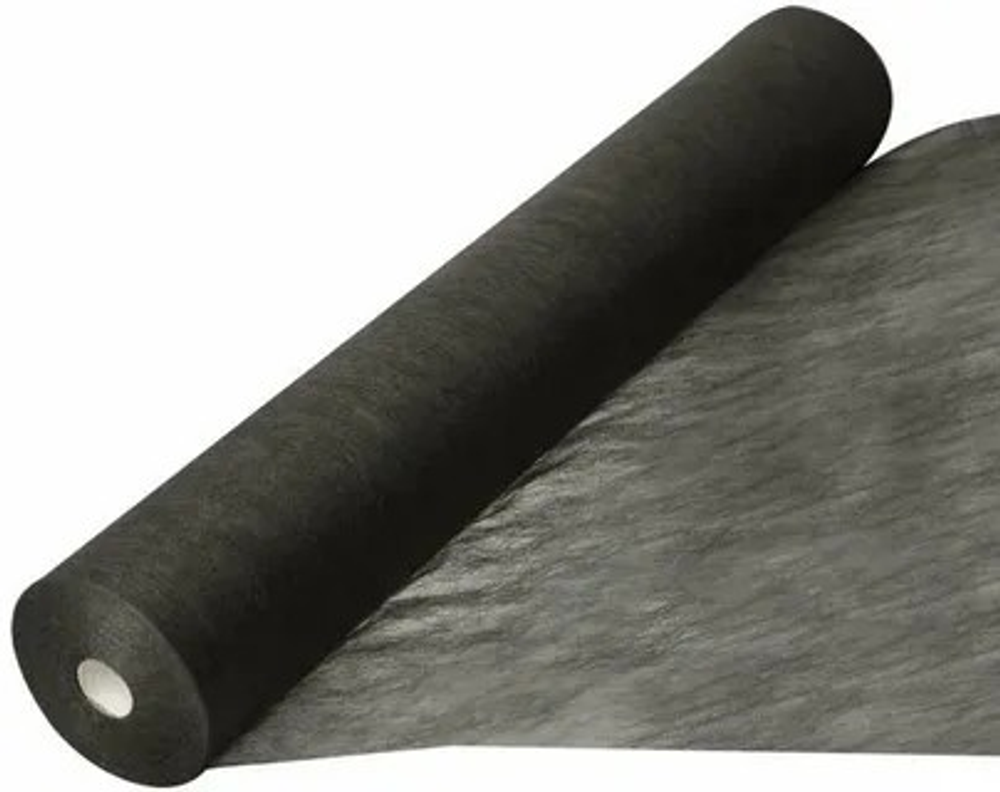 Простыни одноразовые в рулоне 80×200 см, 100 шт, 14 г/м², чёрные