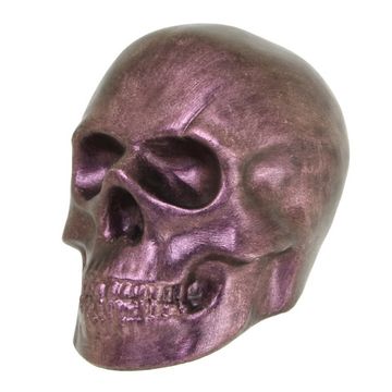 Статуэтка череп фиолетовый 7 см гипс (021)