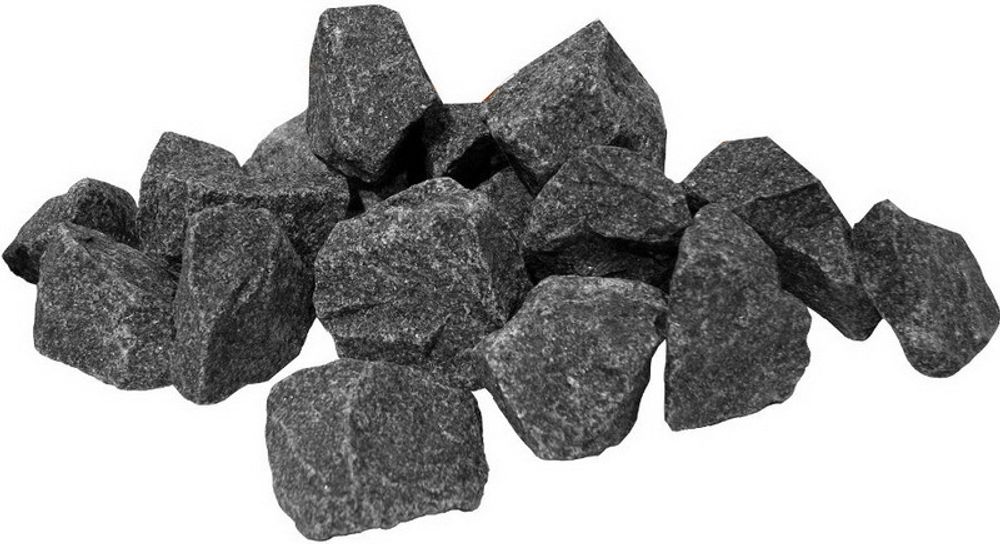 Камень для сауны Габбро-диабаз, 20кг (мешок)