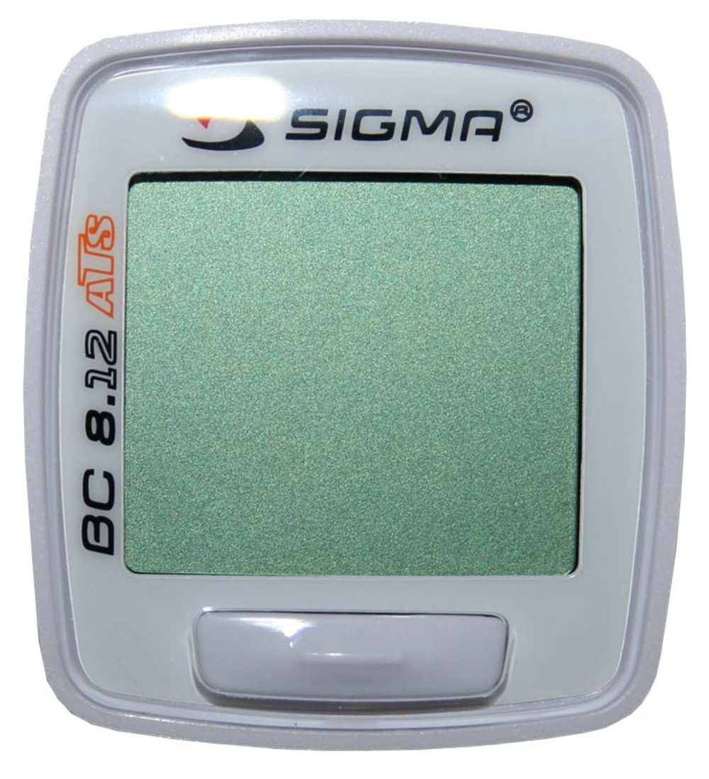 Велокомпьютер "Sigma BC - 8.12 ATS", беспроводной, аналоговая кодированная передача данных. BC-8.12