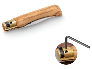 Нож складной Old Bear Classical Olive S, W1.4060, Satin, оливковое дерево