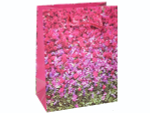 Пакет бумажный 18*23*10см с ручками "Цветы" микс