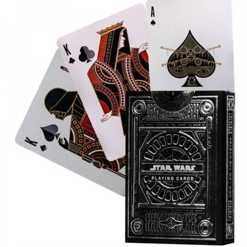 Игральные карты дизайнерские полупластиковые Star Wars silver (в ассортименте: черные/белые)