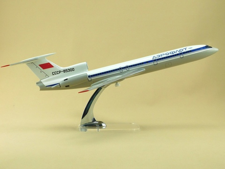 Модель самолета Ту-154Б-2 (М1:100, Аэрофлот СССР-85300)