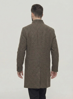 Мужское пальто (кофейное) С31