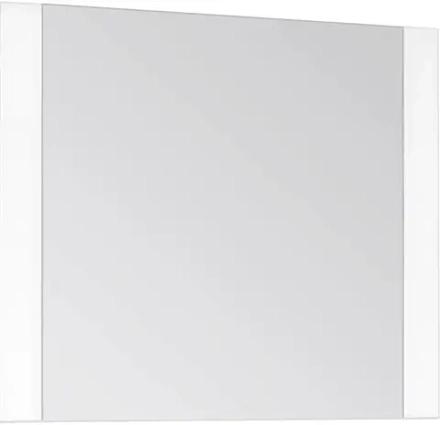 Зеркало "Монако" 80*70, Осина бел/бел лакобель