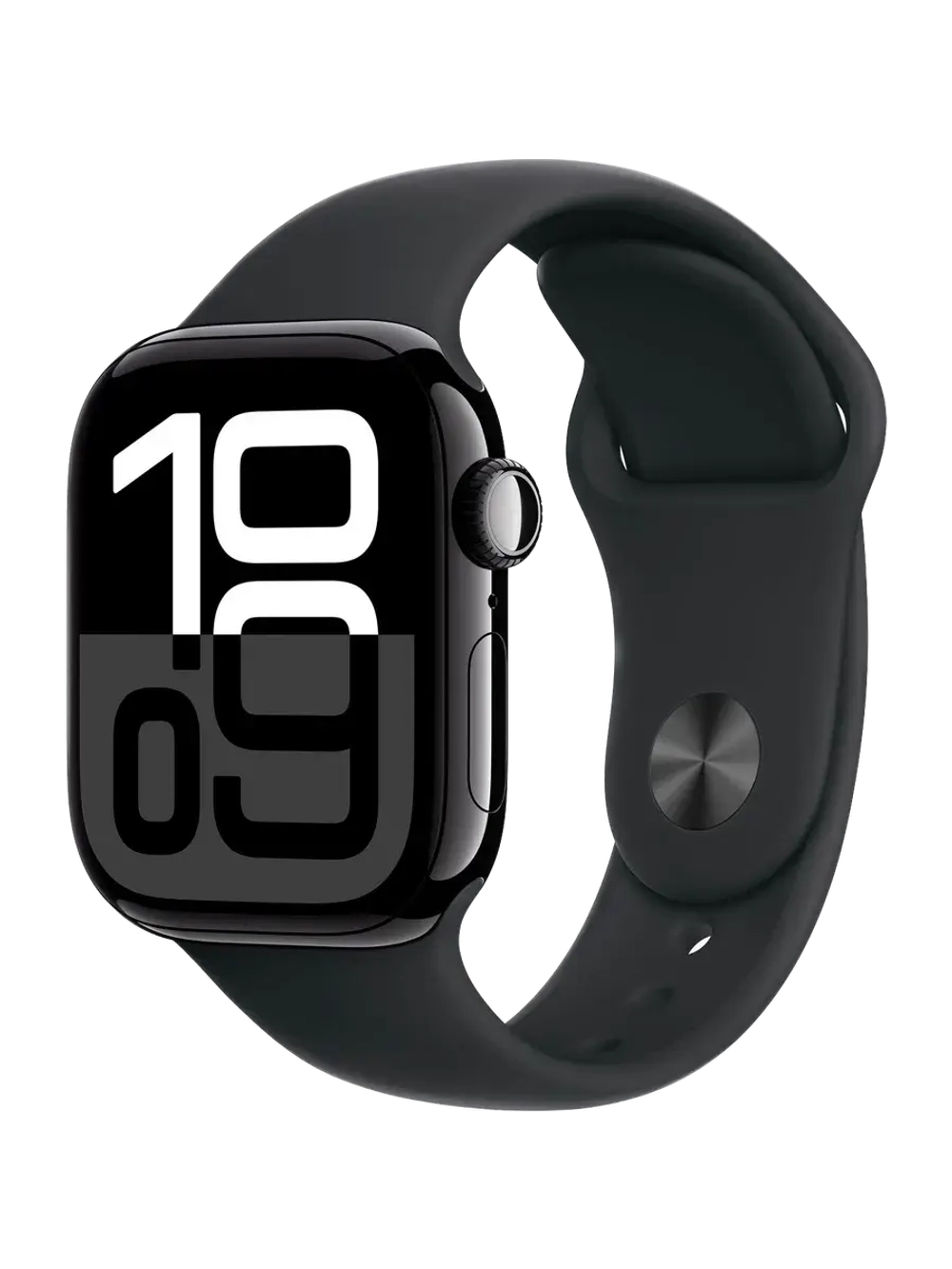 Смарт часы Apple Watch S10, 42mm, Black, Sport Band, S/M.