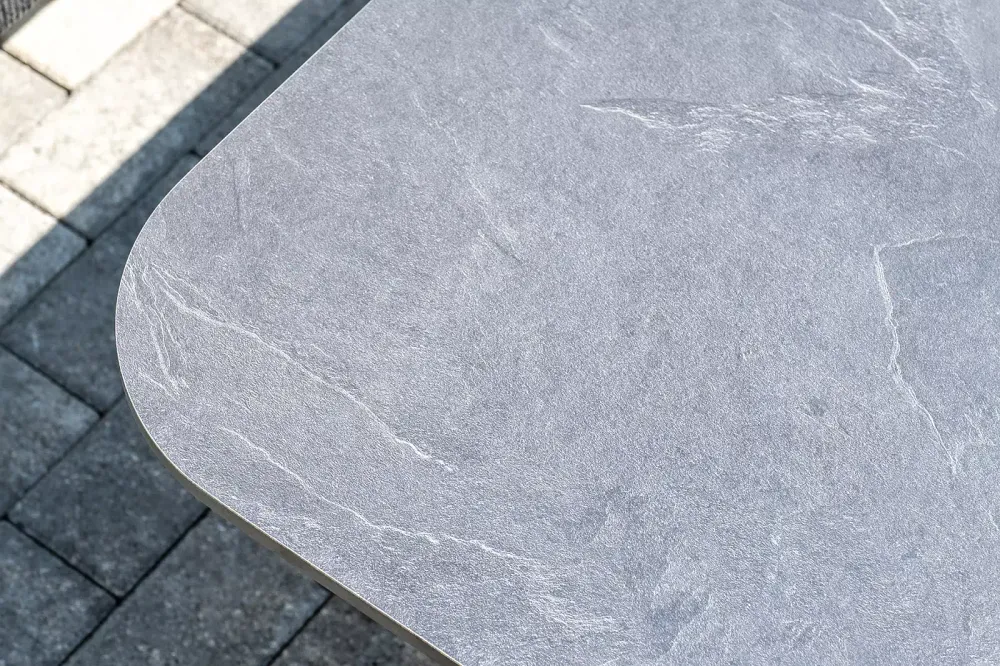 "Канны" лаунж-зона 4-местная плетеная из роупа (веревки), цвет темно-серый