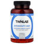Twinlab, Калий в капсулах, 180 капсул (99 мг в каждой капсуле)