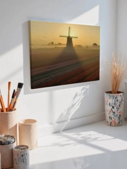 Картина на стену 40 X 50 Мельница в поле