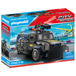 Игровой набор Playmobil 71144 Внедорожник спецподразделения City Action 71144 73 детали — фото 1