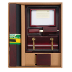 Набор настольный BESTAR "Hermes" из дерева, 7 предметов, цвет "красное дерево", 236362