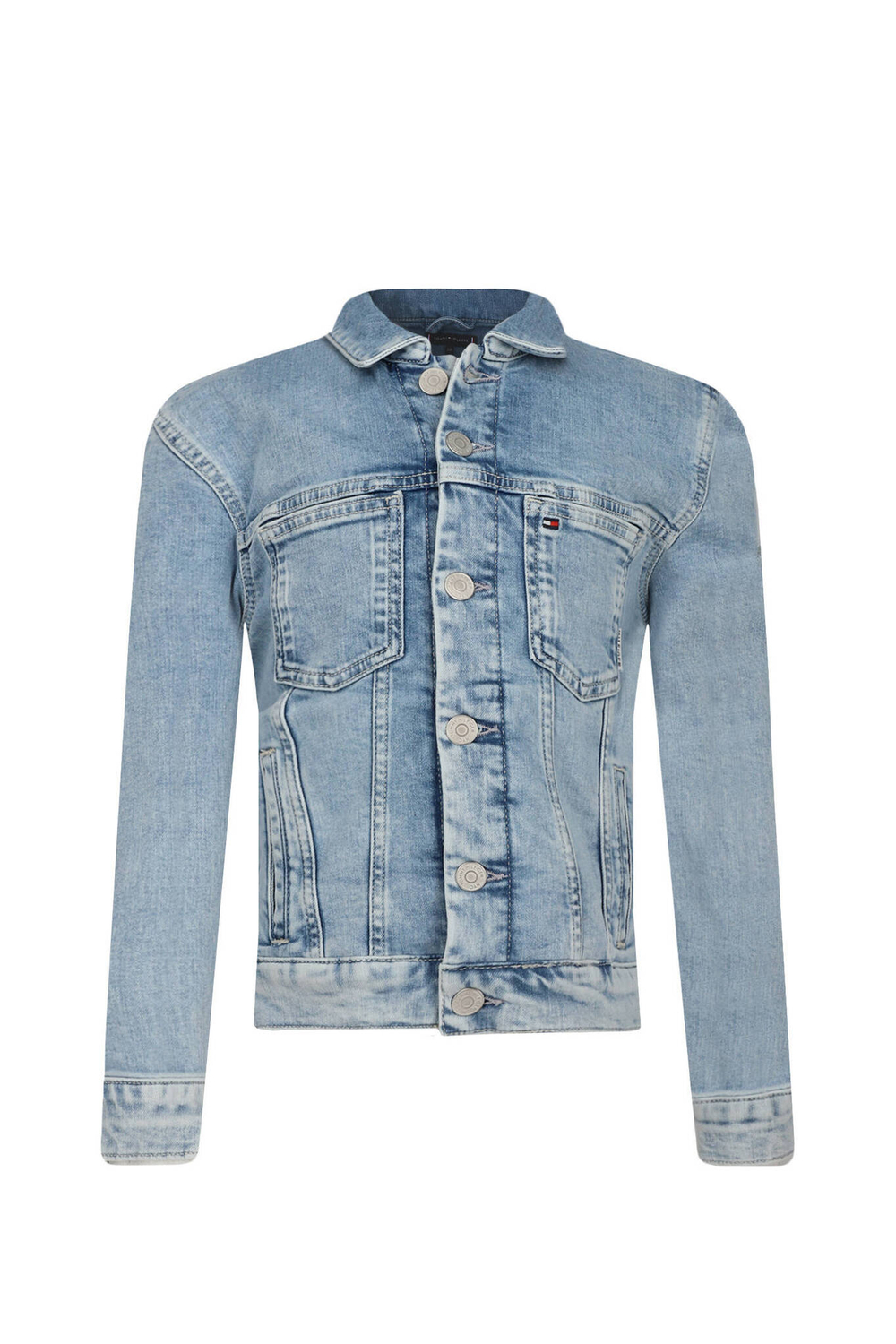 Джинсовая куртка TRUCKER DARK WASH Tommy Hilfiger - голубой(KB0KB08135)