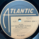 AC/DC ‎– For Those About To Rock (Скандинавия 1981г.)