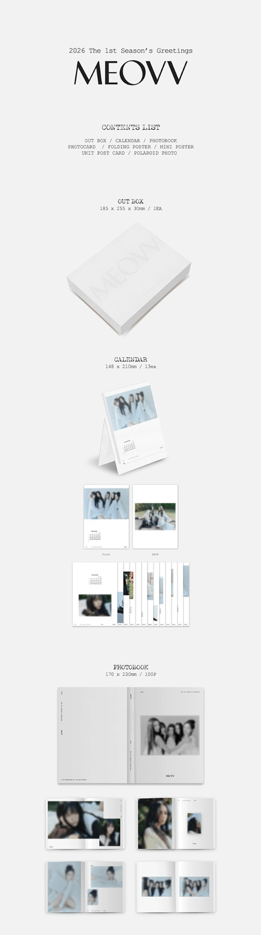 Набор MEOVV 2026 The 1st Season’s Greetings 'MEOVV'