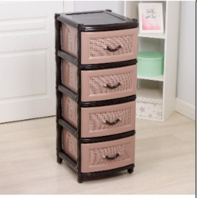 Комод 4-х секционный "Классик", цвет бежево-коричневый   2645127