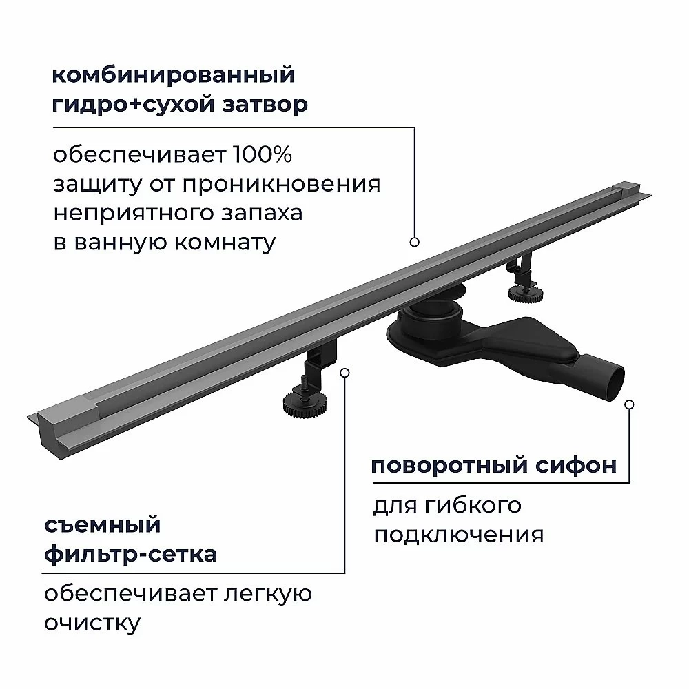 Душевой трап RGW SDR-50Gr 76215060-11 60 серый