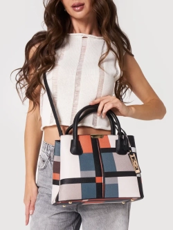 Сумка через плечо кожаная тоут классика средняя