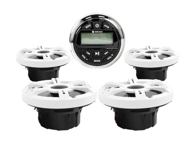 Морская акустика Marine Rocket MRH-833 (комплект 4W)