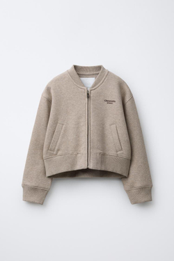 ZARA ТОЛСТОВКА С КРУГЛЫМ ВЫРЕЗОМ, ПЕСОЧНЫЙ МЕЛАНЖ