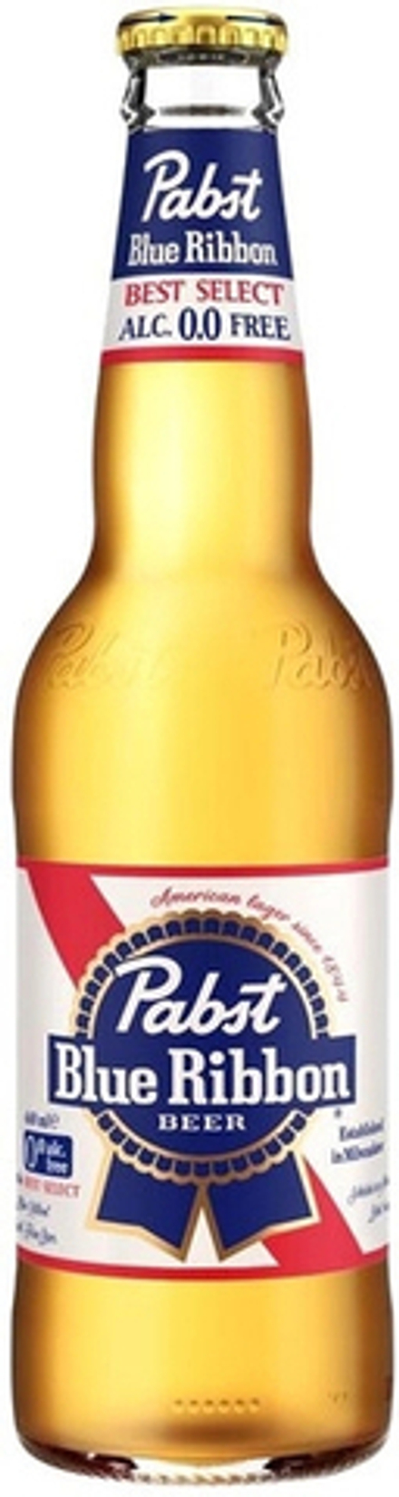 Пиво Пабст Блю Риббон Селект Безалкогольное / Pabst Blue Ribbon Select Alcohol Free 0.44 - стекло