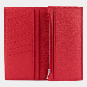 Кошелек женский кожаный Eclair красного цвета