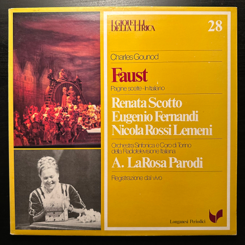 Гуно- Фауст (Избранные страницы - на итальянском языке) Италия 1981г.