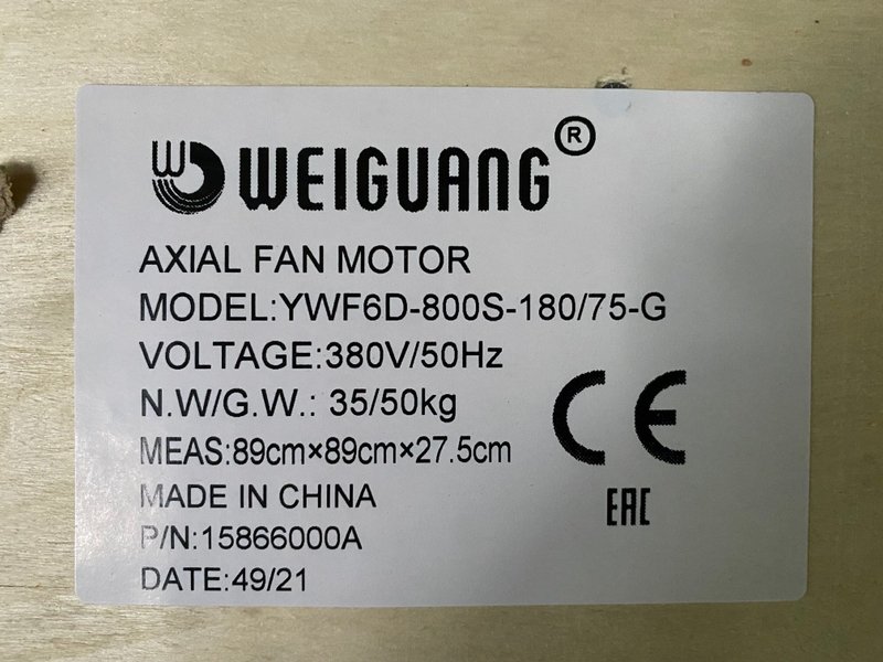 YWF-6D-800-S-180/75-G