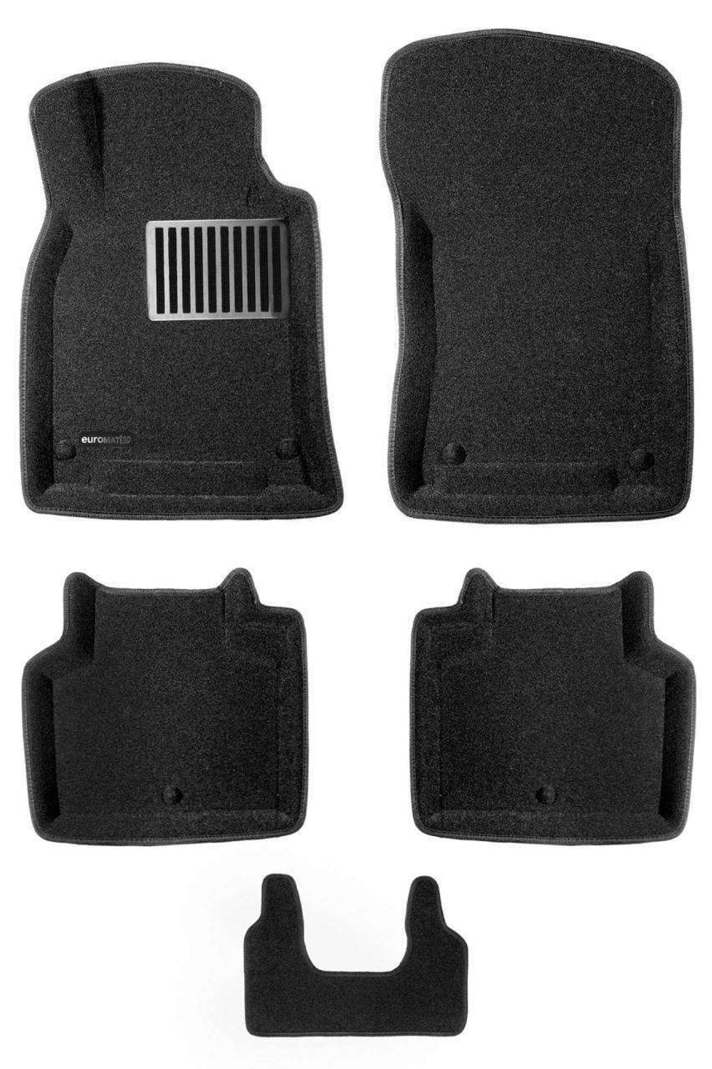 Коврики салона для INFINITI M35/37/Q 70 (2010-2015-) Euromat 3D Lux черные. Арт. EM3D-002812