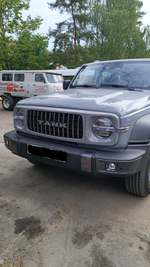 Решётка радиатора Defender GT серая Tank 300