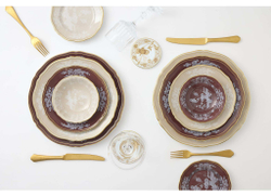 Тарелка обеденная Oriente Italiano Meringa (26.5 см)