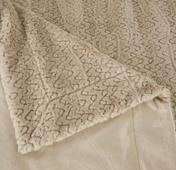 Плед 210х230 Sofi De MarkO Теодор бежевый